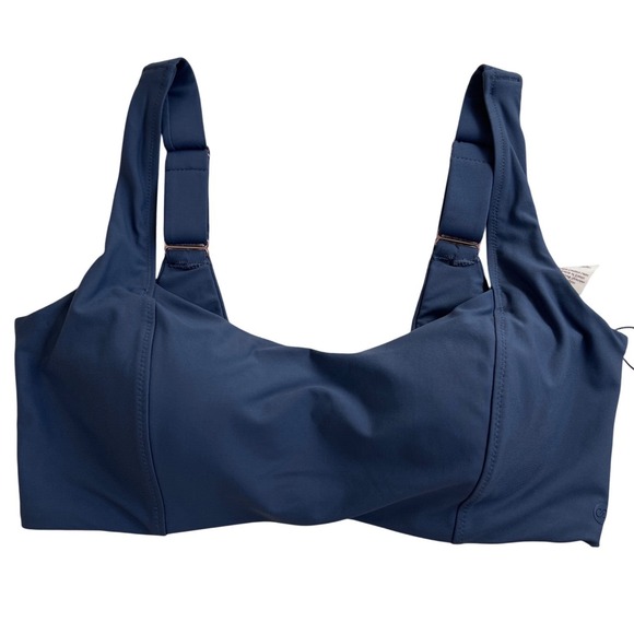 Calia Other - Calia Sleek Sculpt Bikini Top Artesia Slate High Support UPF‎ 50+ M